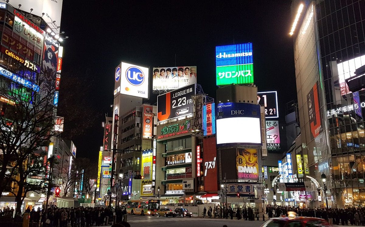 Cruce de Shibuya… El cruce peatonal más transitado del mundo…