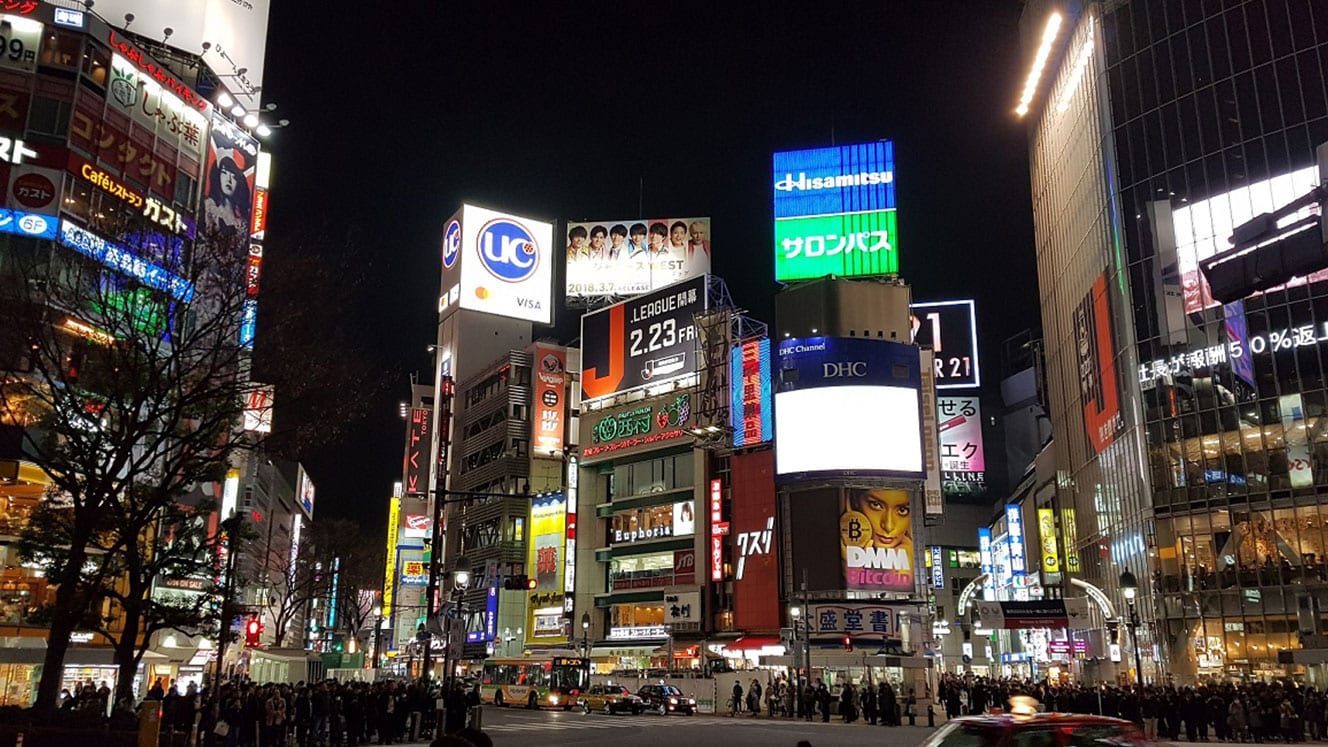 Cruce de Shibuya… El cruce peatonal más transitado del mundo…