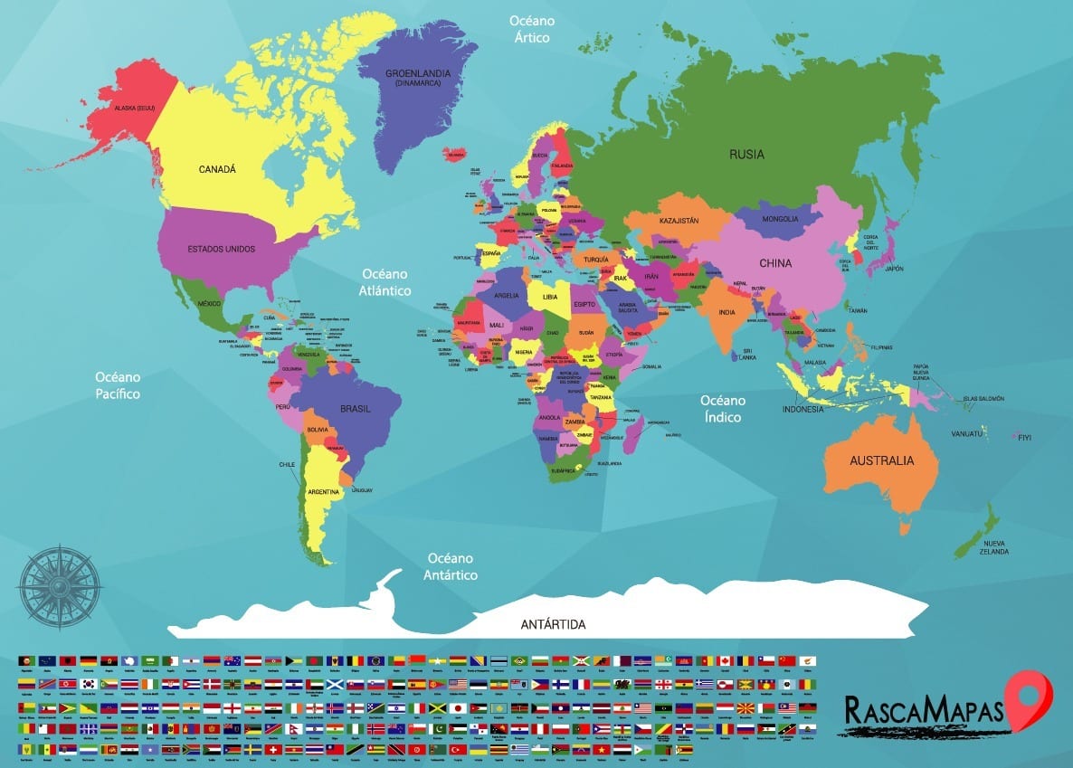 Mapa Del Mundo Para Rascar Scratch Map Mundial D NQ NP 871650 MLM26922599912 022018 F 