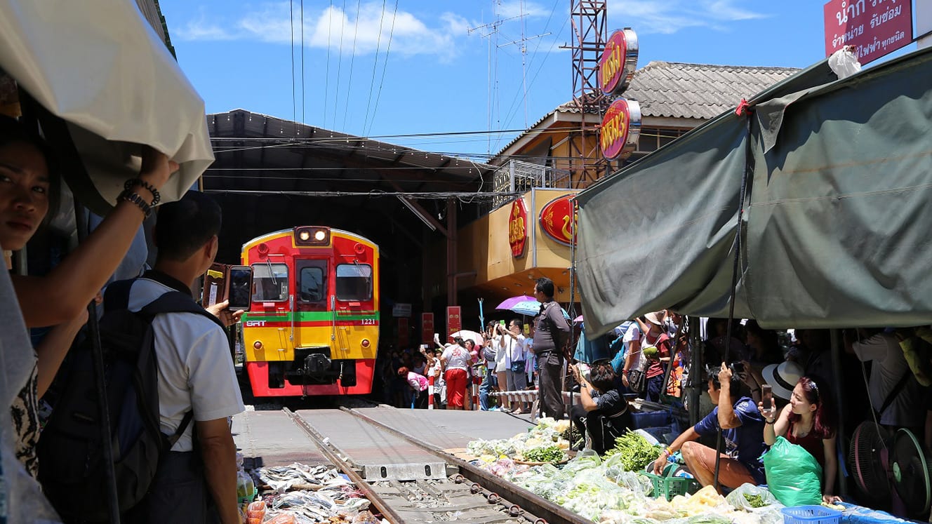 Mae Klong, visitando el Mercado del Tren