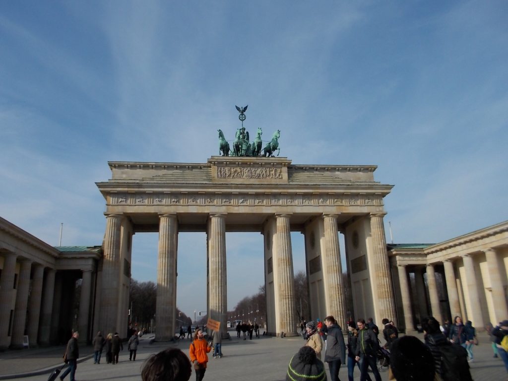 La Puerta de Brandeburgo… antigua puerta de entrada a Berlín 