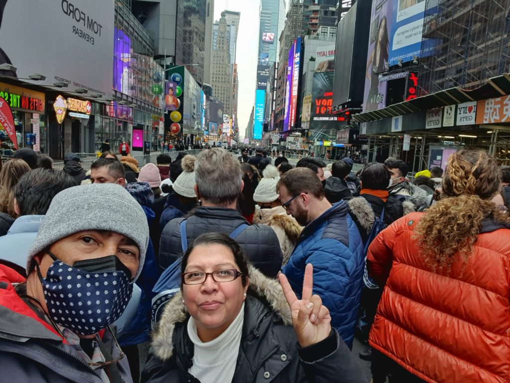 Año Nuevo en el Times Square... en una nueva realidad 