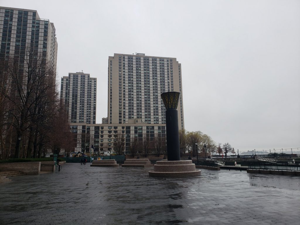 Battery Park City… parque con vistas impresionantes del Hudson
