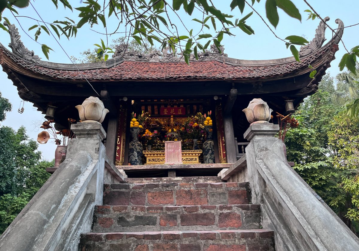 Chua Mot Cot… La Pagoda del Pilar Único