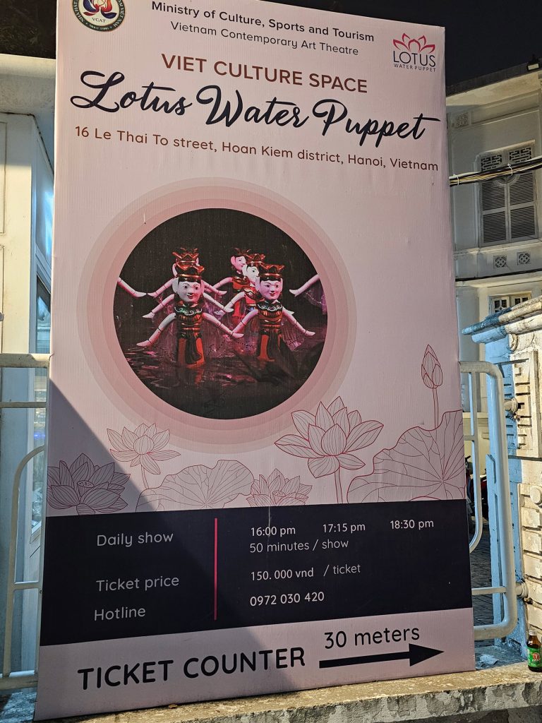 Teatro de Marionetas del Agua… larga tradición vietnamita