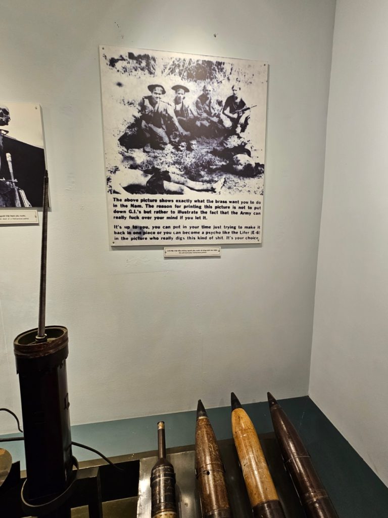 El Museo de los Vestigios de la Guerra… restos de una terrorífica guerra