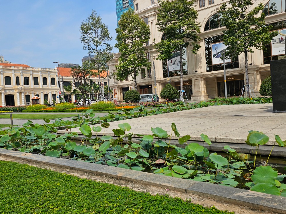 Calle Peatonal Nguyen Hue y el Ayuntamiento de Ho Chi Minh… la primera parada obligatoria
