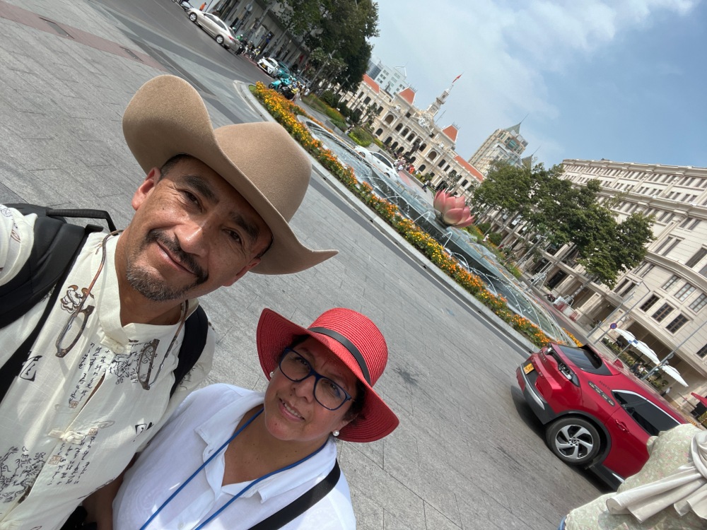 Calle Peatonal Nguyen Hue y el Ayuntamiento de Ho Chi Minh… la primera parada obligatoria

