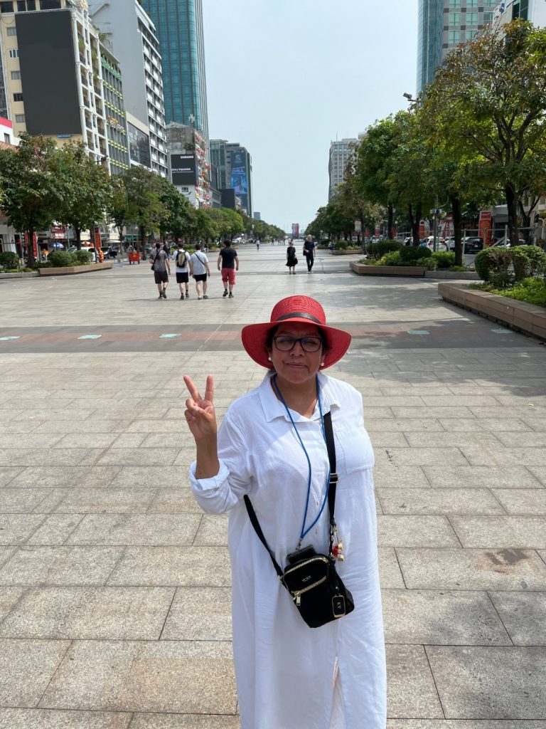 Calle Peatonal Nguyen Hue y el Ayuntamiento de Ho Chi Minh… la primera parada obligatoria
